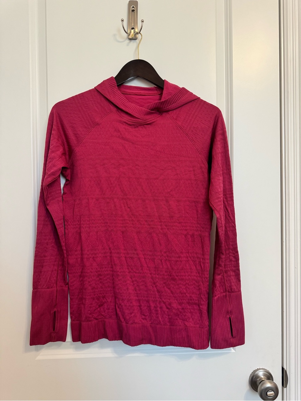 lululemon athletica Magenta Cowl Neck Sweater